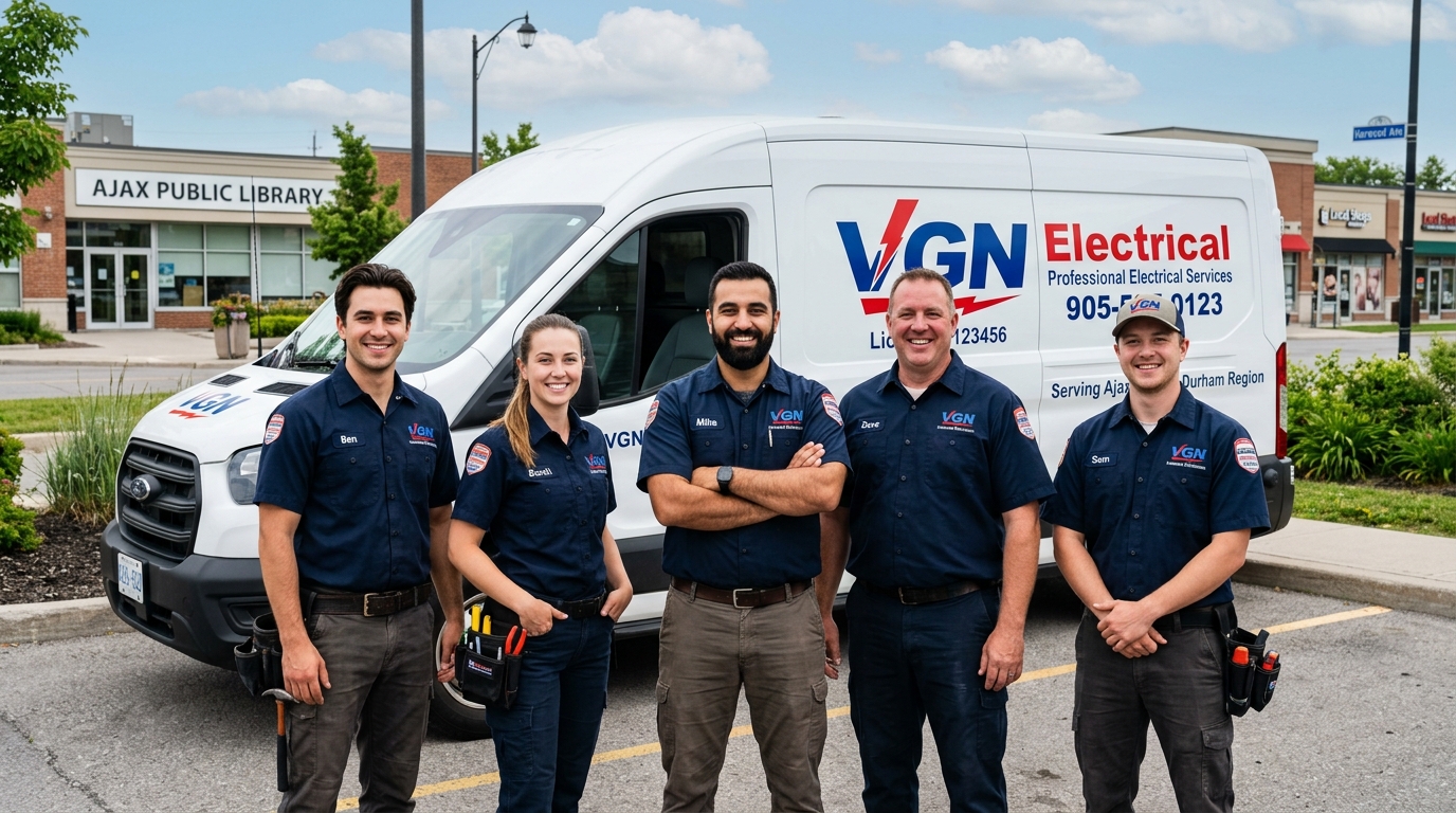Prime 1 Electric team of licensed master electricians in Ajax Ontario